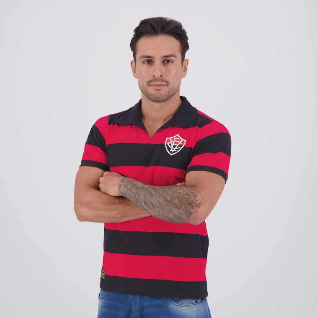 Imagem 3 do produto Camisa Vitória Retrô 1972 Masculina