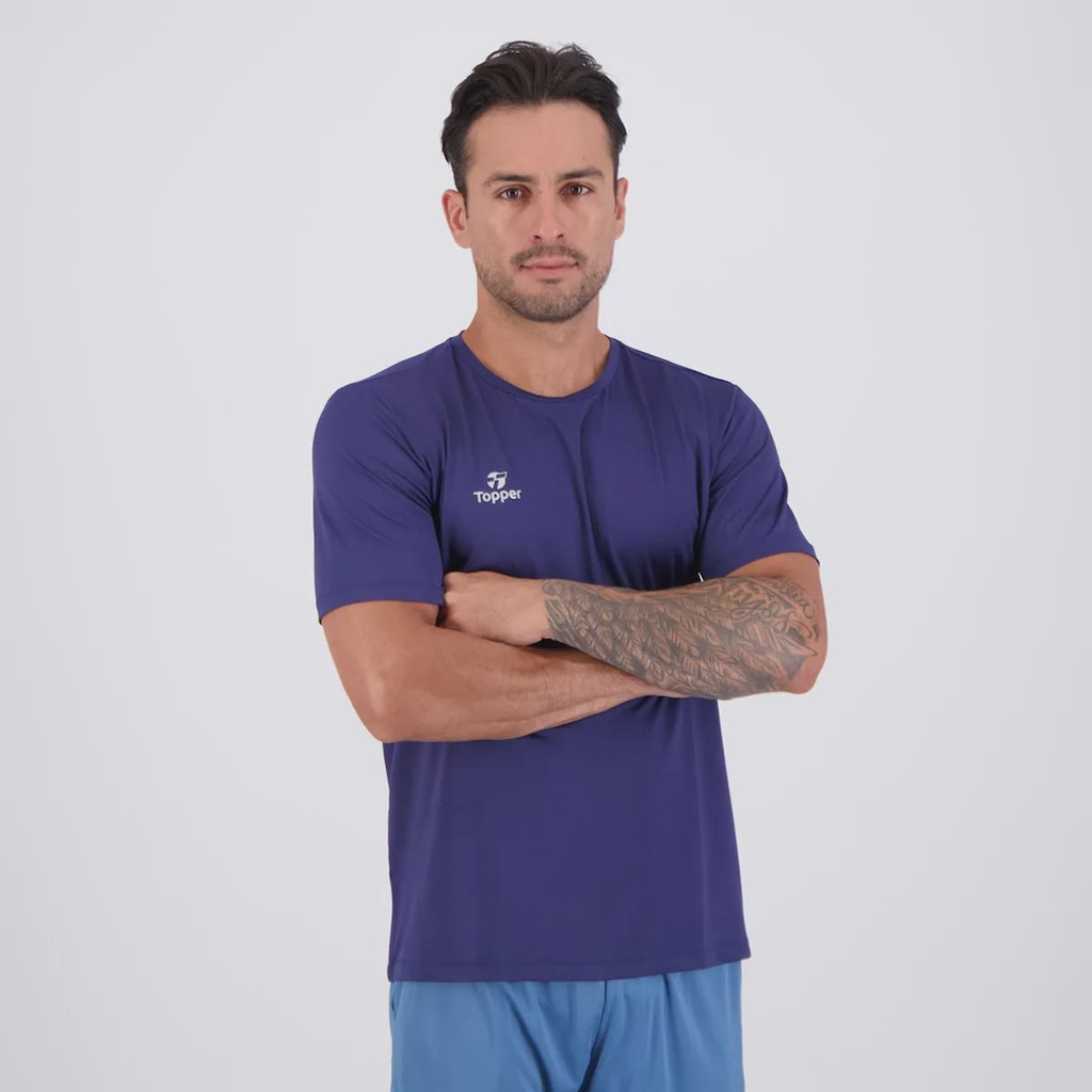 Imagem 2 do produto Camiseta Topper Regular Fit UV50 Masculina