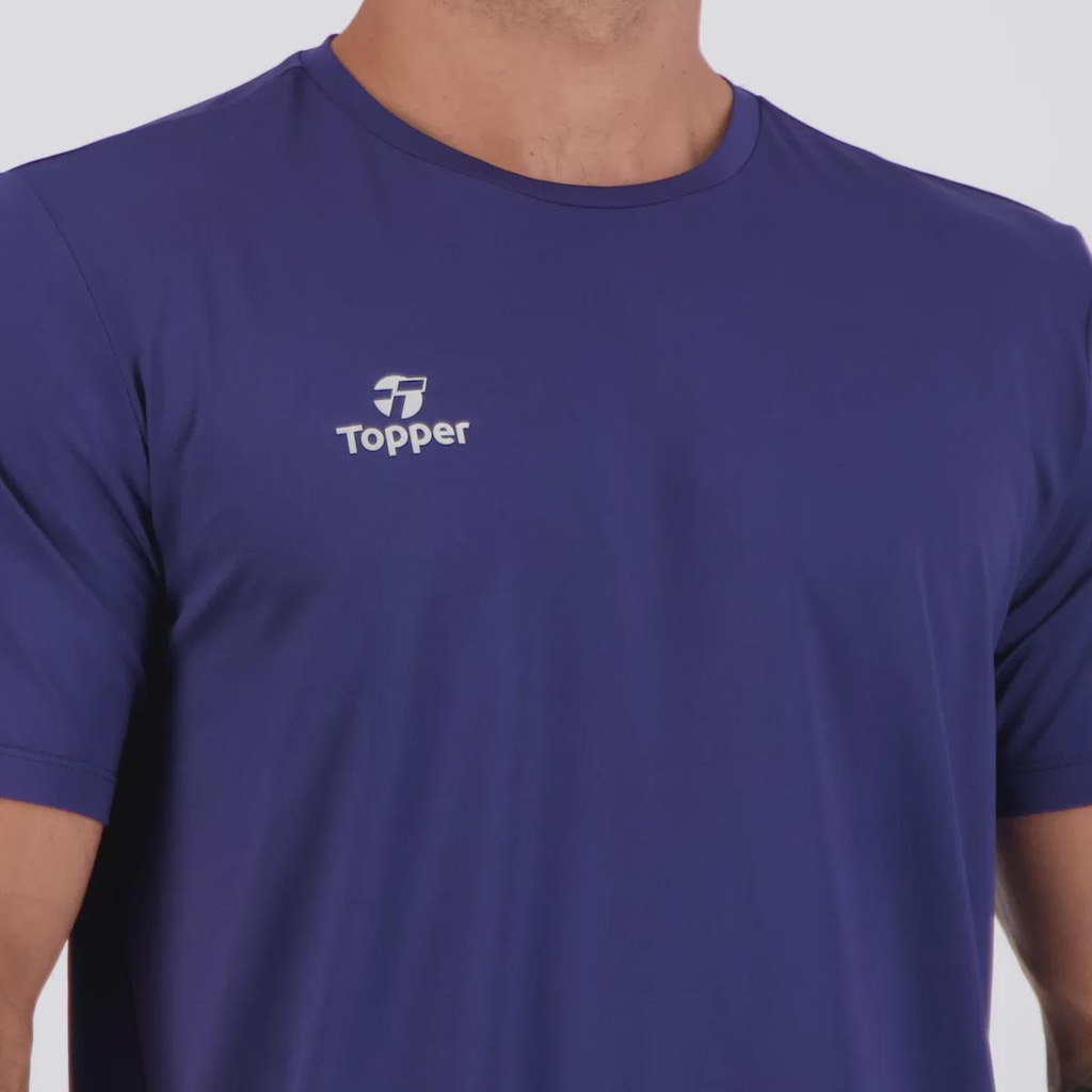 Imagem 5 do produto Camiseta Topper Regular Fit UV50 Masculina