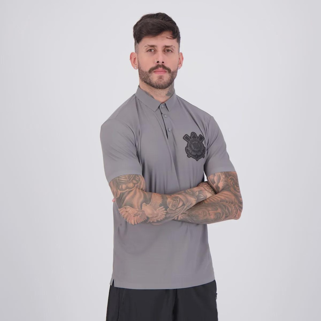 Imagem 2 do produto Camisa Polo Corinthians Classic Masculina