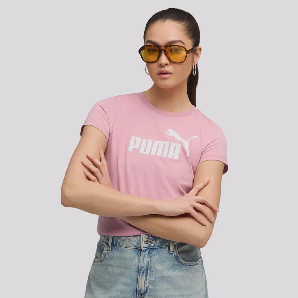 Camiseta PUMA ESS No. 1 Logo Feminina