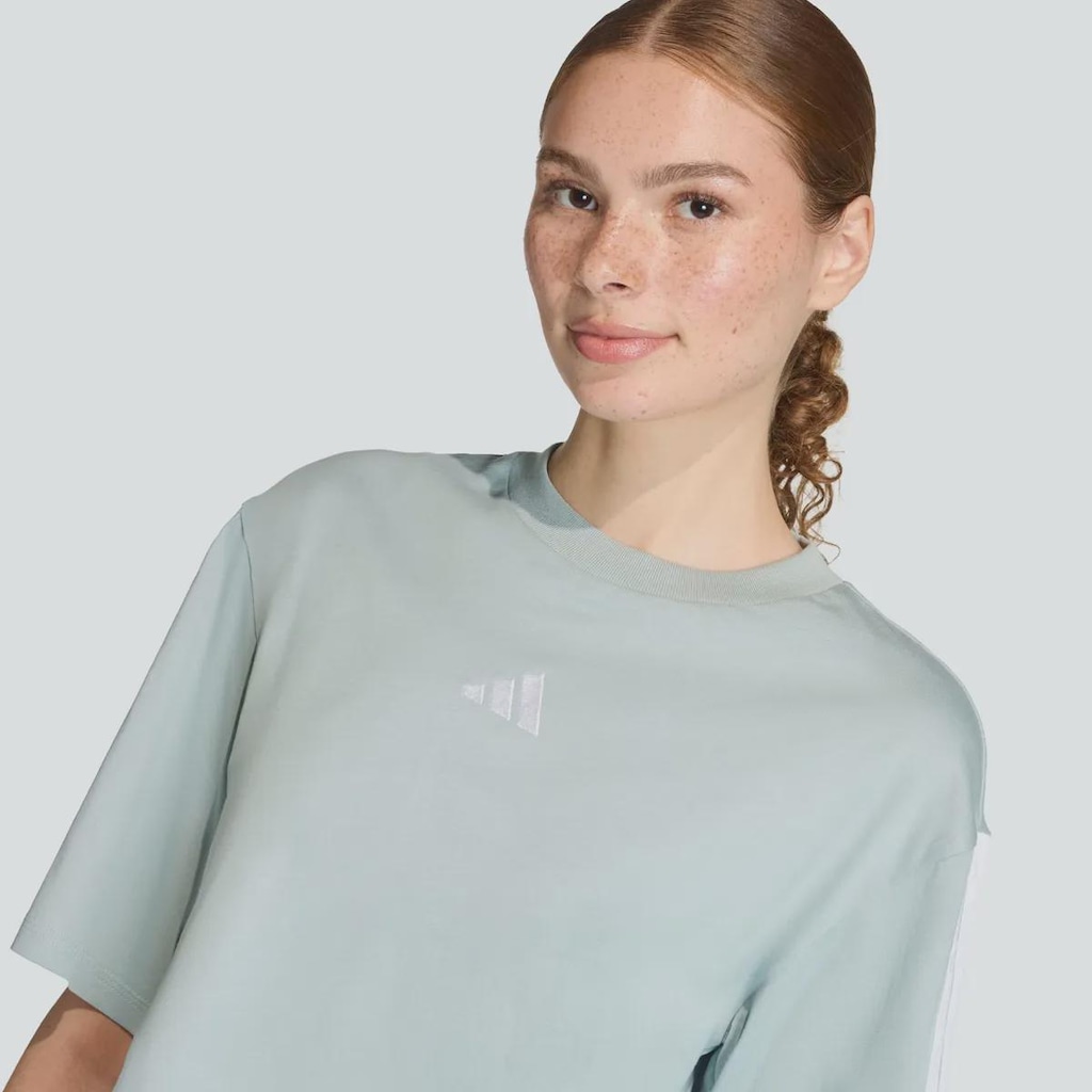 Imagem 4 do produto Camiseta Cropped adidas 3S SJ TLR Feminina
