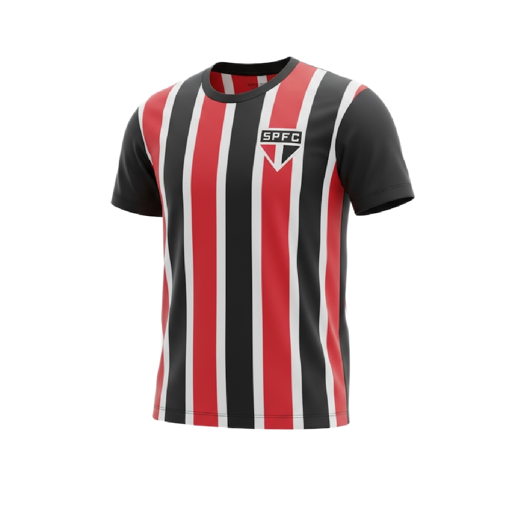 Camisa São Paulo Tricolor Exultante Braziline - Masculino