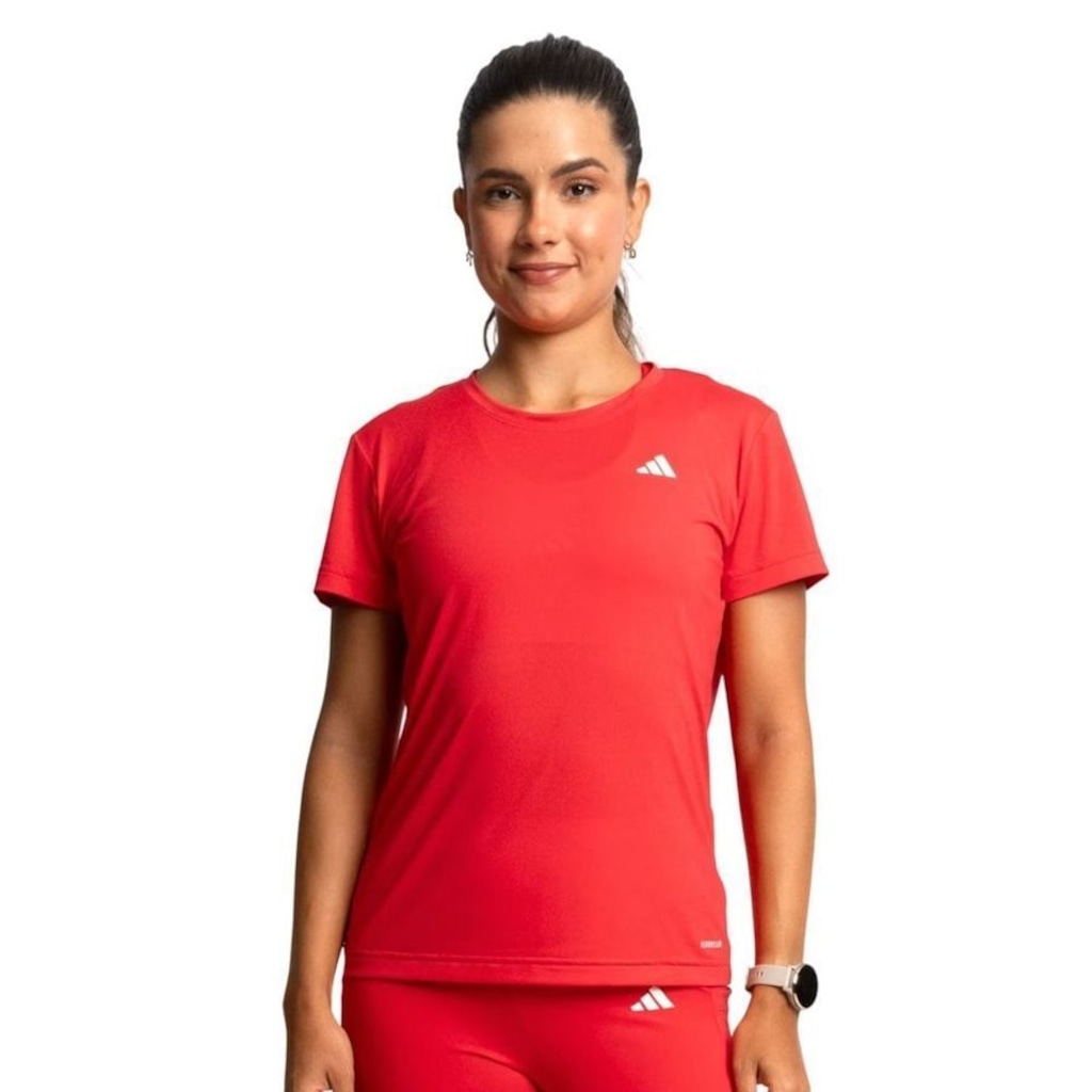 Camiseta adidas Own The Run 3 Stripes Feminina