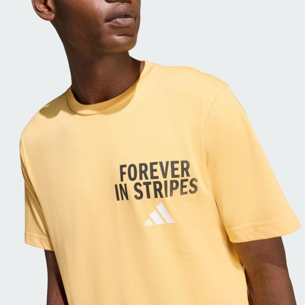 Imagem 5 do produto Camiseta Estampa Forever In Stripes adidas Masculina