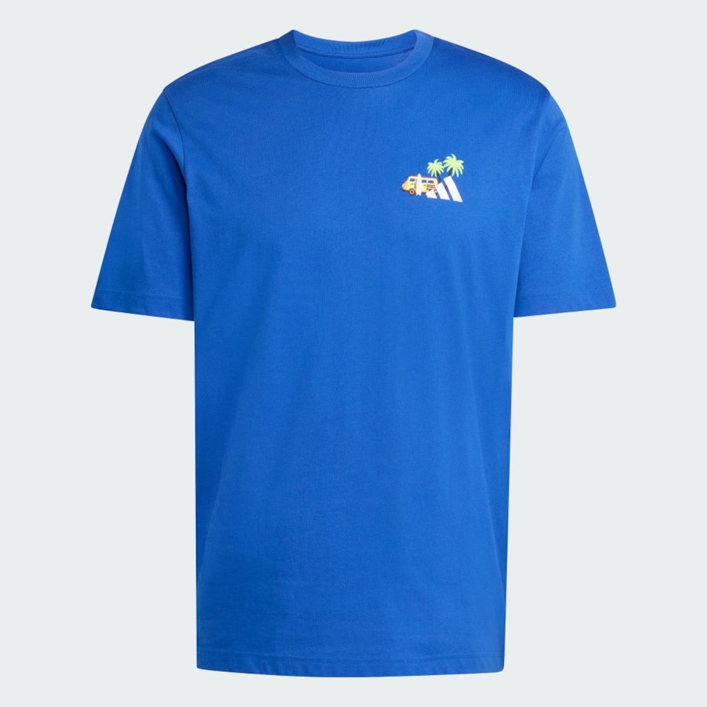 Imagem 2 do produto Camiseta Bordado Pequeno Estampa Surf adidas Masculina