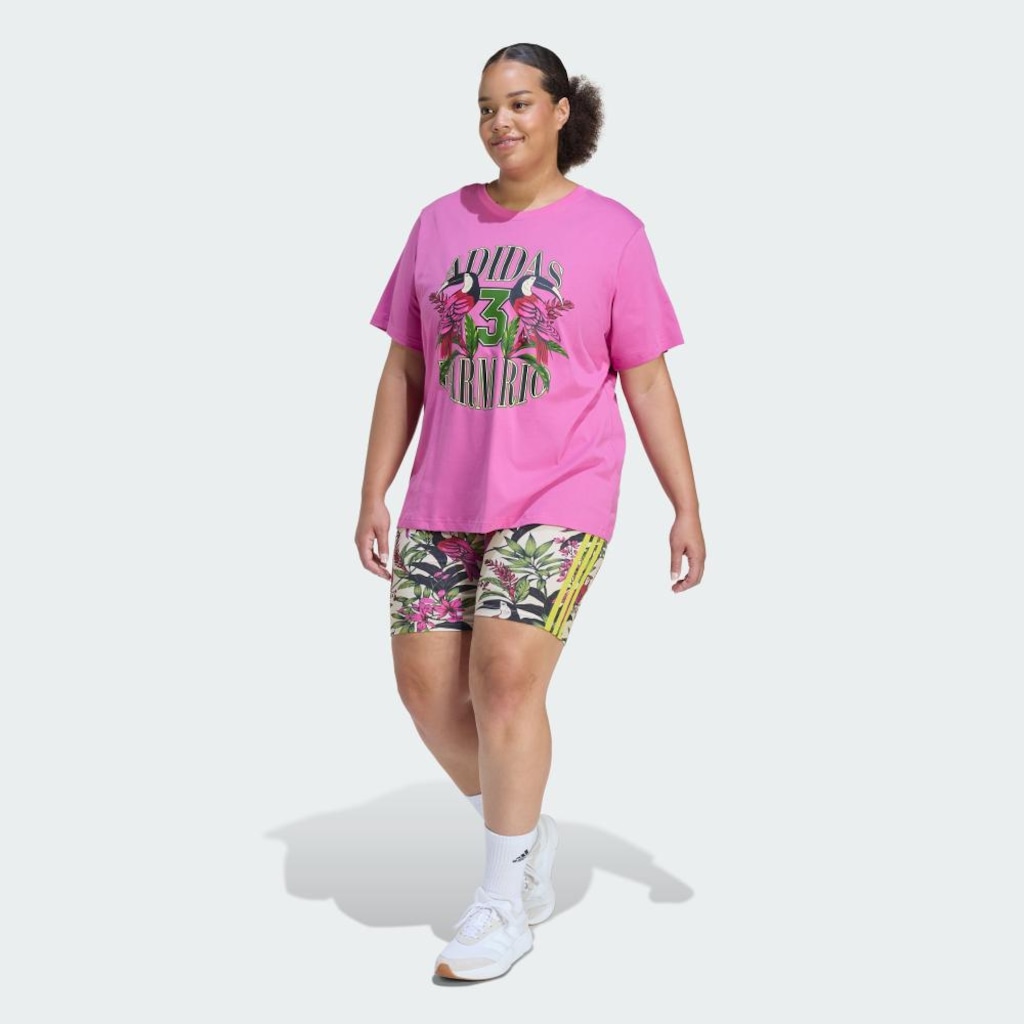 Imagem 4 do produto Shorts Ciclismo Plus Size adidas X Farm Rio adidas Feminino