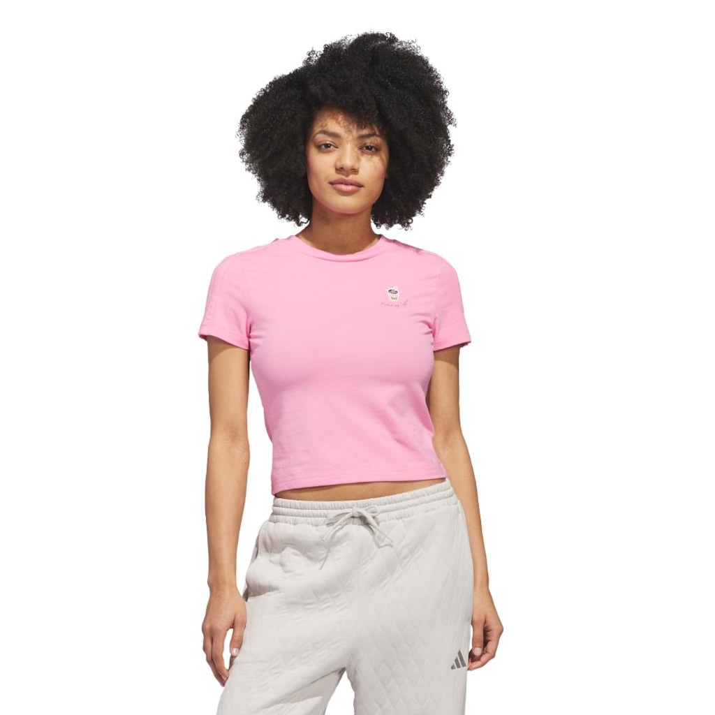 Camiseta Estampada Summer Drink adidas Feminina - Foto 1