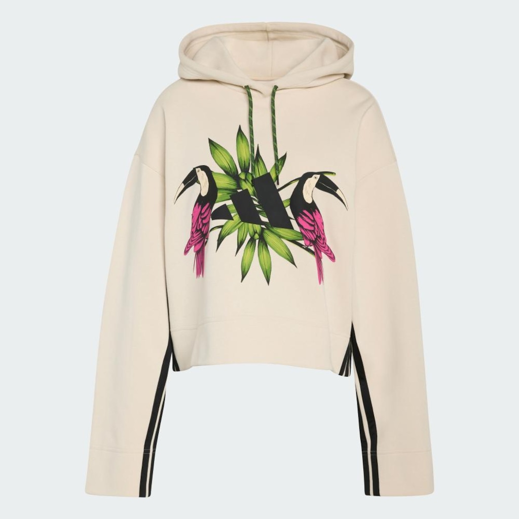 Imagem 2 do produto Blusão Com Capuz adidas X Farm Rio adidas Feminino