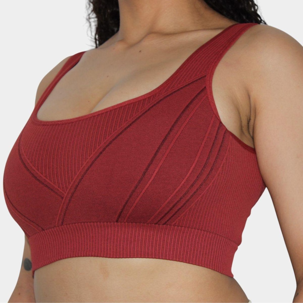 Imagem 2 do produto Top Esportivo Lupo LSport Seamless Max II - Vermelho