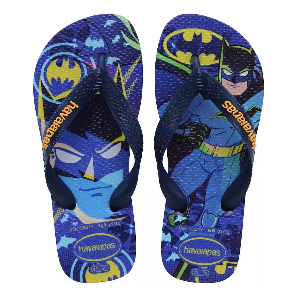 Chinelo Havaianas Top Warner Batman Infantil