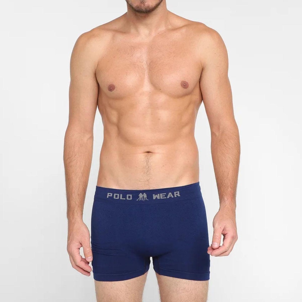 Imagem 3 do produto Cueca Boxer Polo Wear Microfibra Sem Costura Masculina