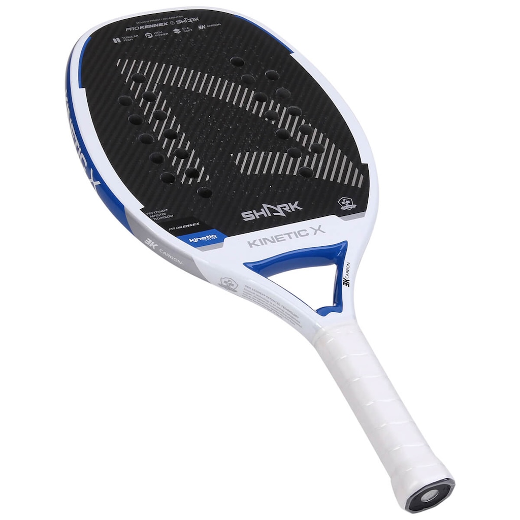 Imagem 3 do produto Raquete de Beach Tennis BT Kinetic X-Blue Shark