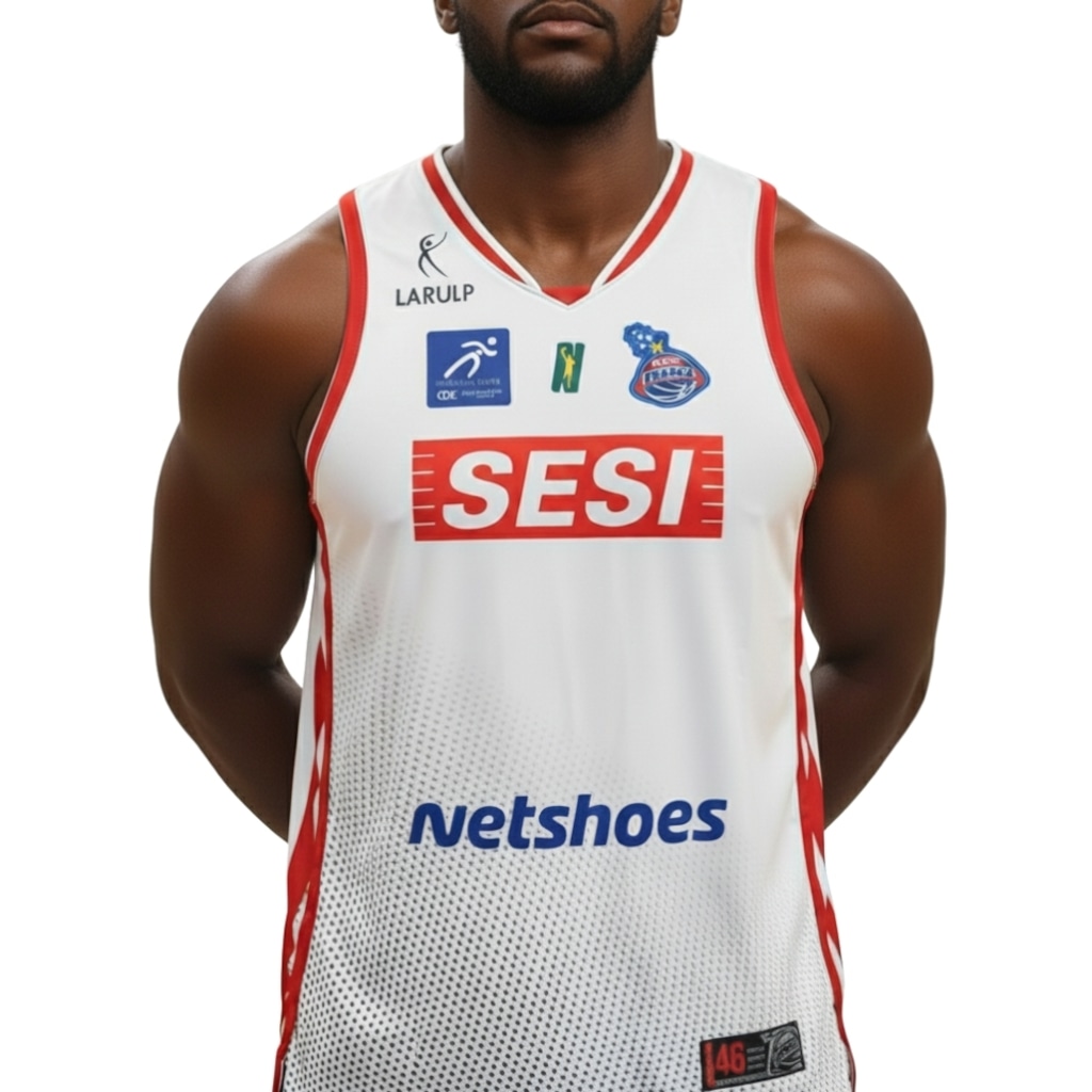 Camiseta Regata Larulp Sesi Franca Basquete Torcedor - Masculino