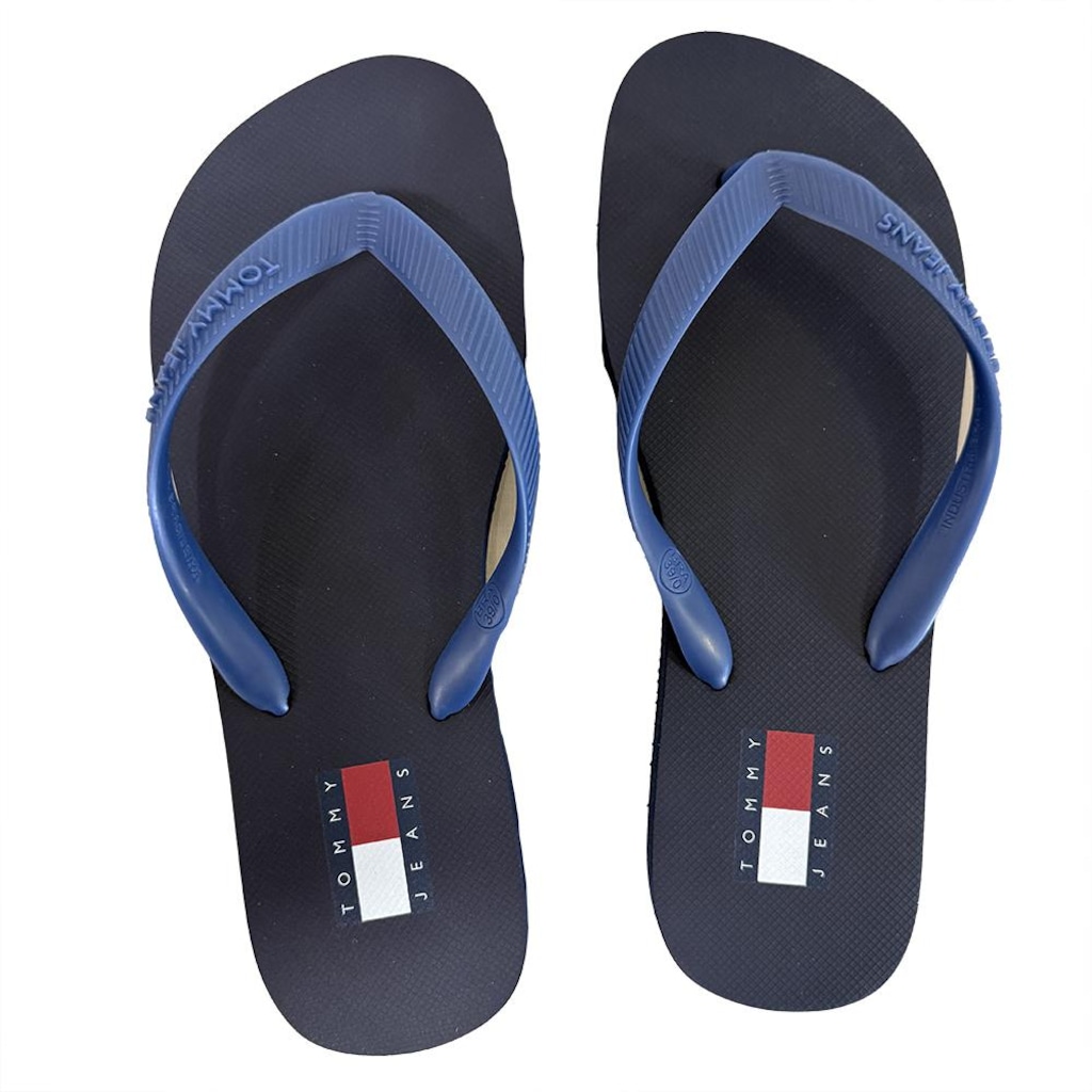 Chinelo Tommy Hilfiger TJM Beach Flip Flop Blue Coast