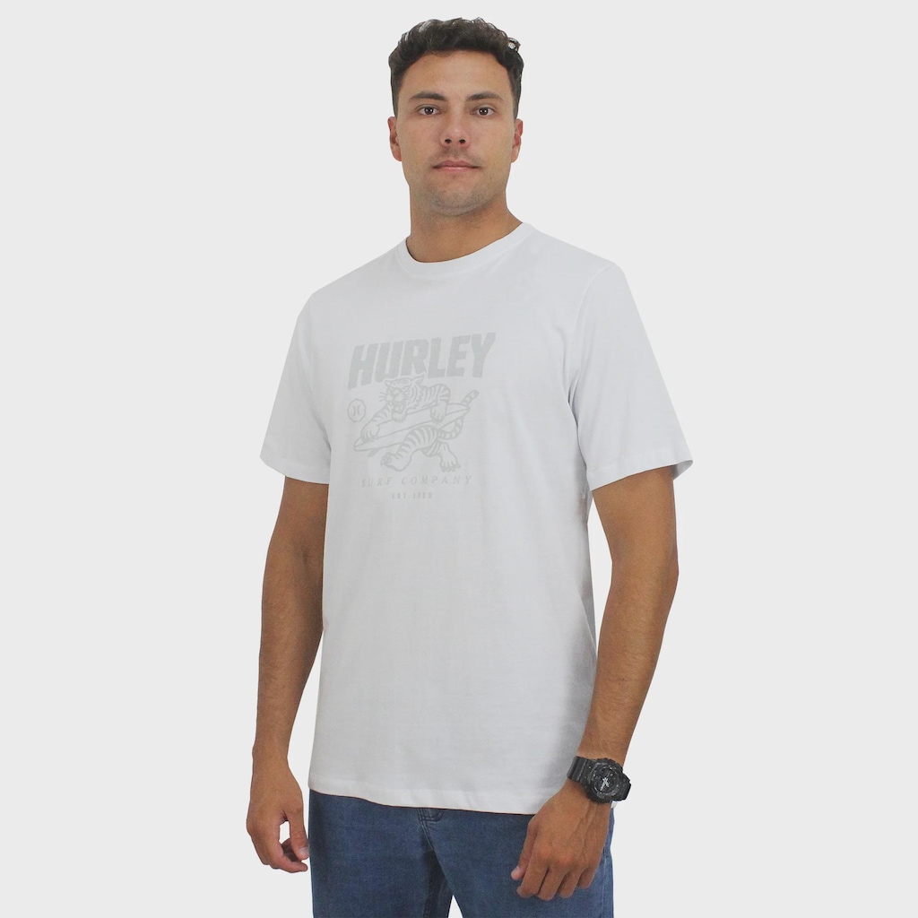 Imagem 2 do produto Camiseta Hurley Tiger White - Masculina