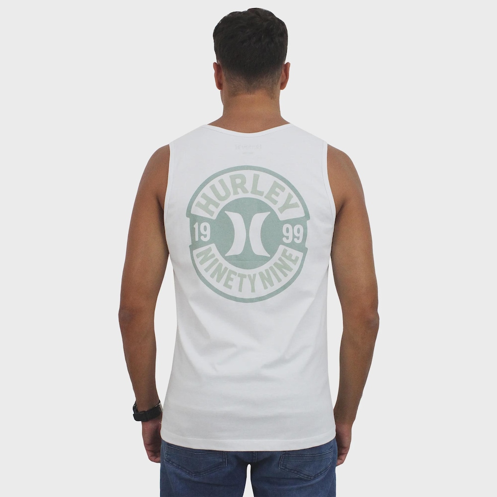 Imagem 2 do produto Camiseta Regata Hurley Ninety Nine White - Masculina