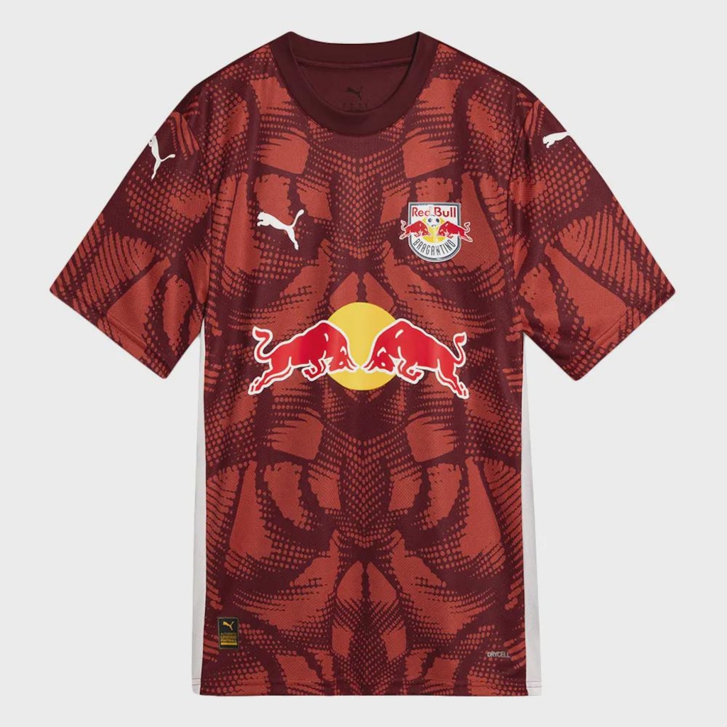 Camisa de Goleiro do Bragantino Red Bull II 25/26 Puma Masculina