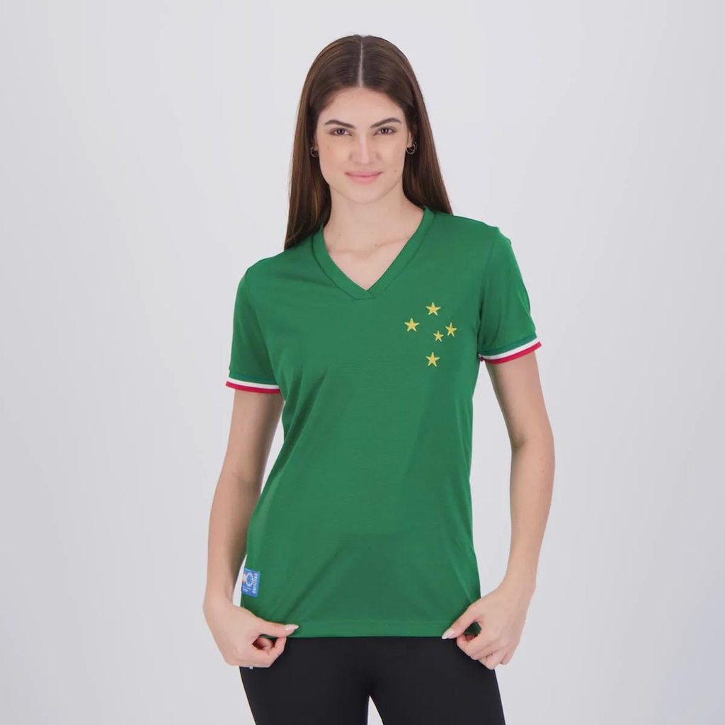 Camisa Cruzeiro Retrô Palestra Feminina