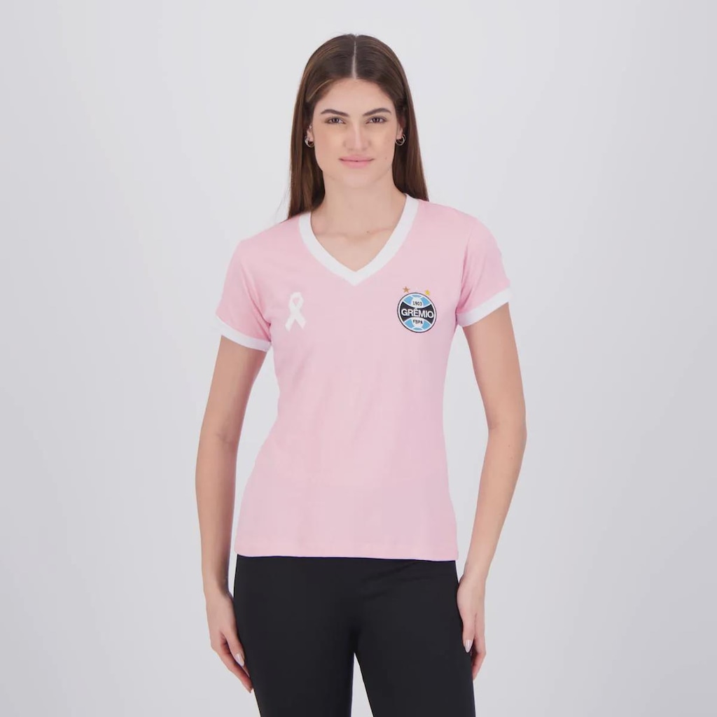 Camisa Grêmio Outubro Rosa Feminina