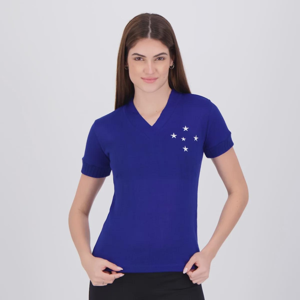 Camisa Cruzeiro Retrô 1976 Feminina