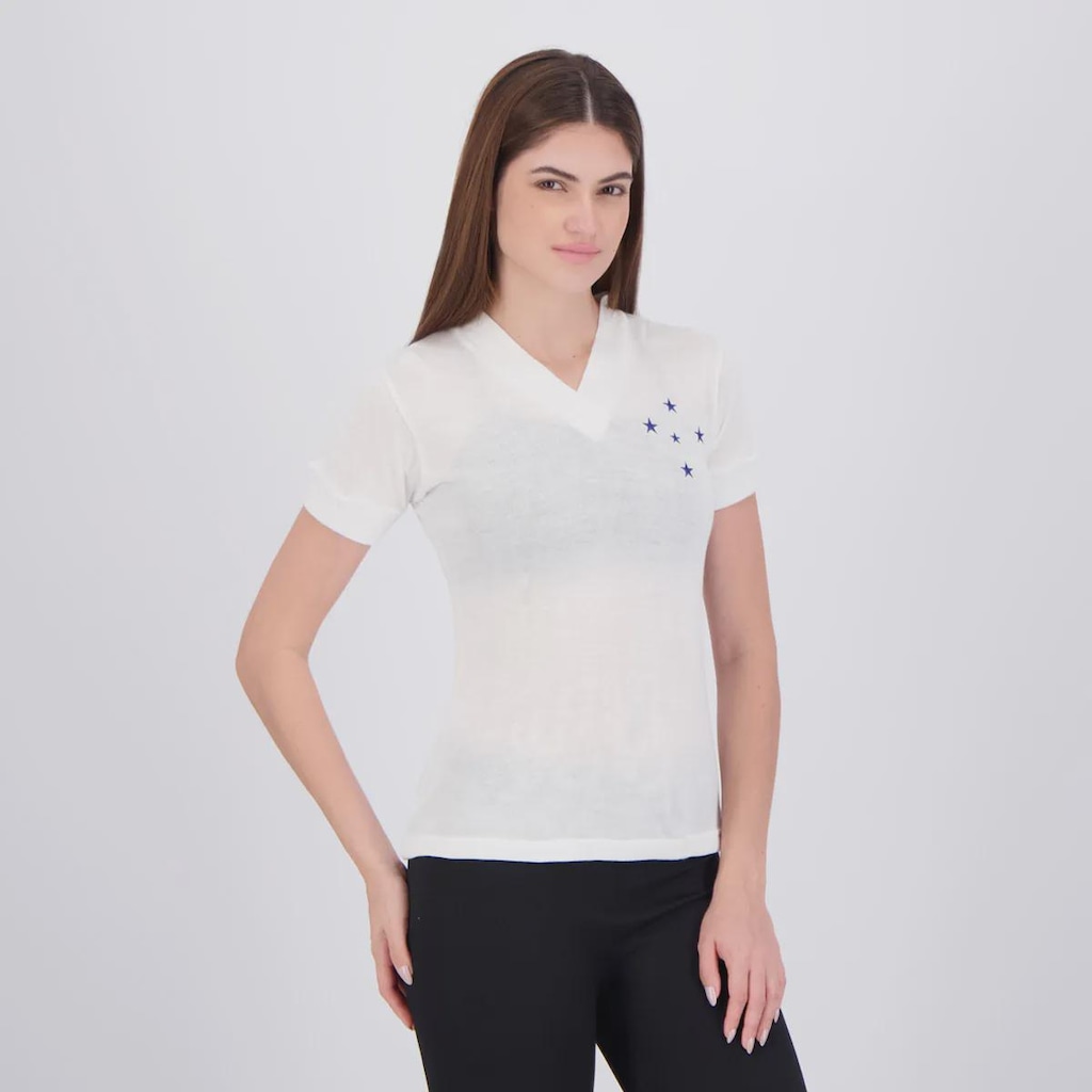 Imagem 2 do produto Camisa Cruzeiro Retrô 1966 Feminina