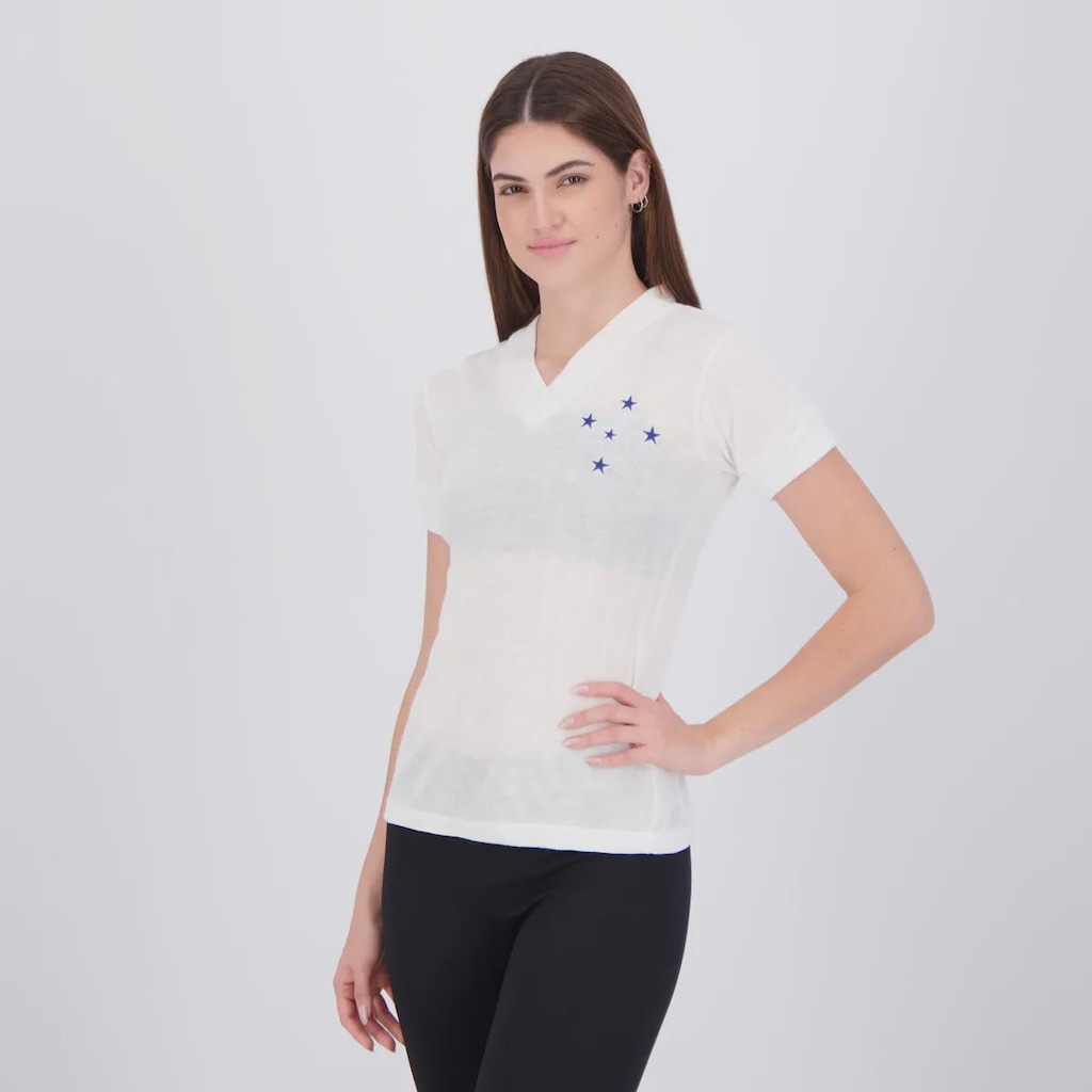 Imagem 3 do produto Camisa Cruzeiro Retrô 1966 Feminina