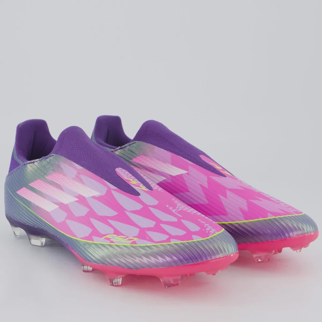 Chuteira de Campo Masculina adidas F50 League Laceless Lamine