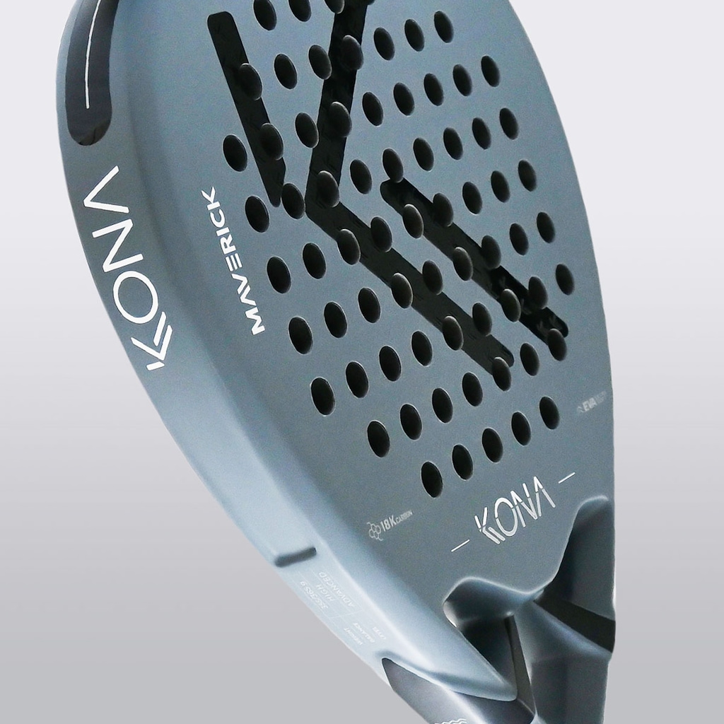 Imagem 2 do produto Raquete Padel Kona Maverick Grey 18k 2025