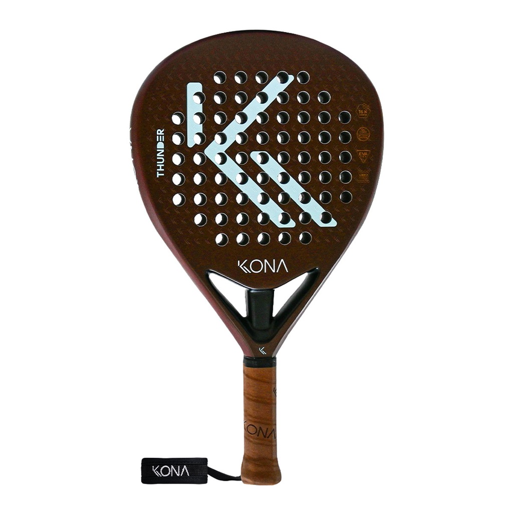 Raquete Padel Kona Thunder Brown 16k 2025