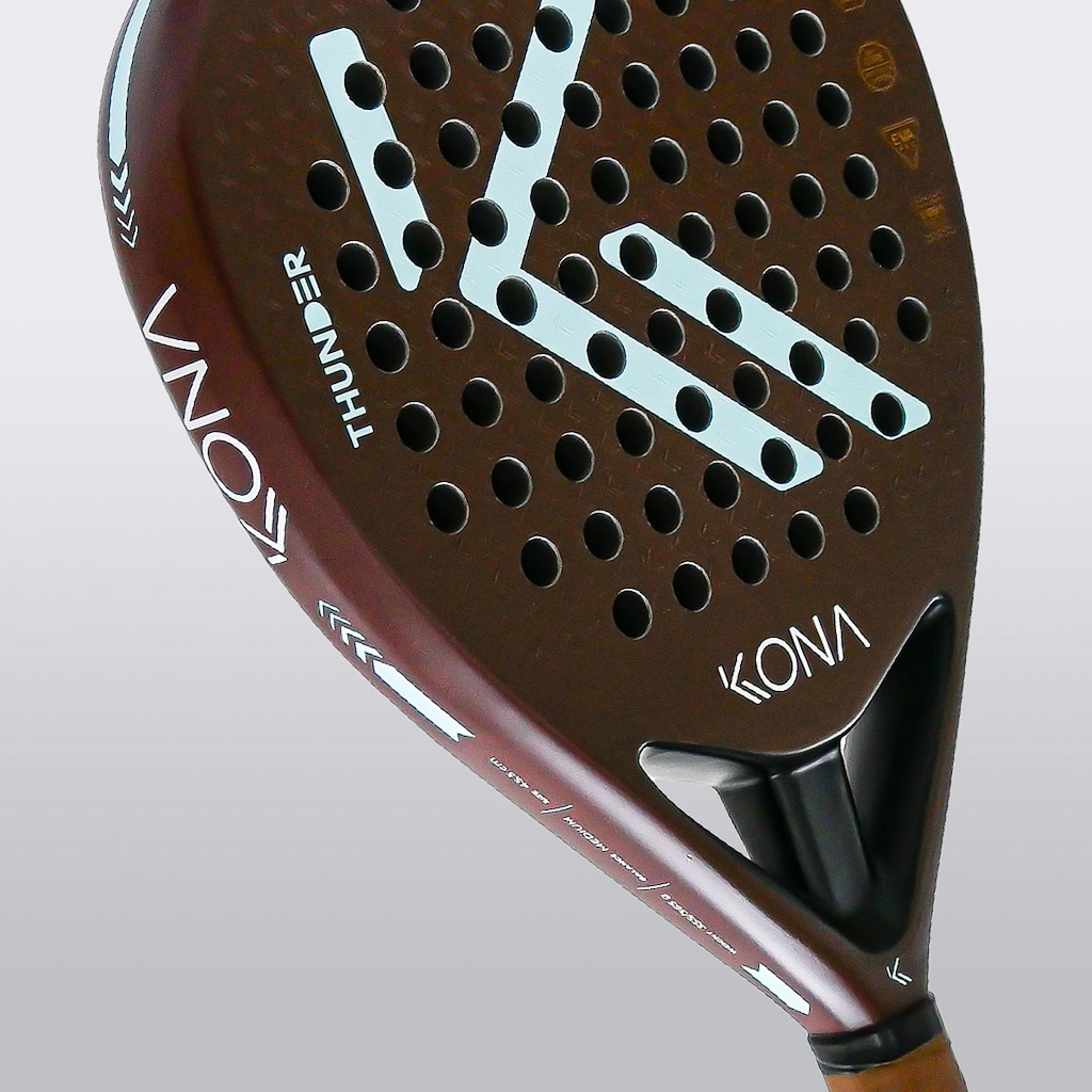 Imagem 2 do produto Raquete Padel Kona Thunder Brown 16k 2025