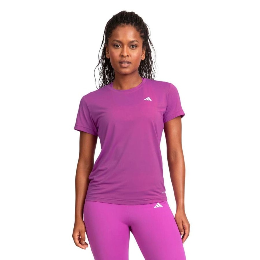 Camiseta Feminina adidas Own The Run 3 Listras