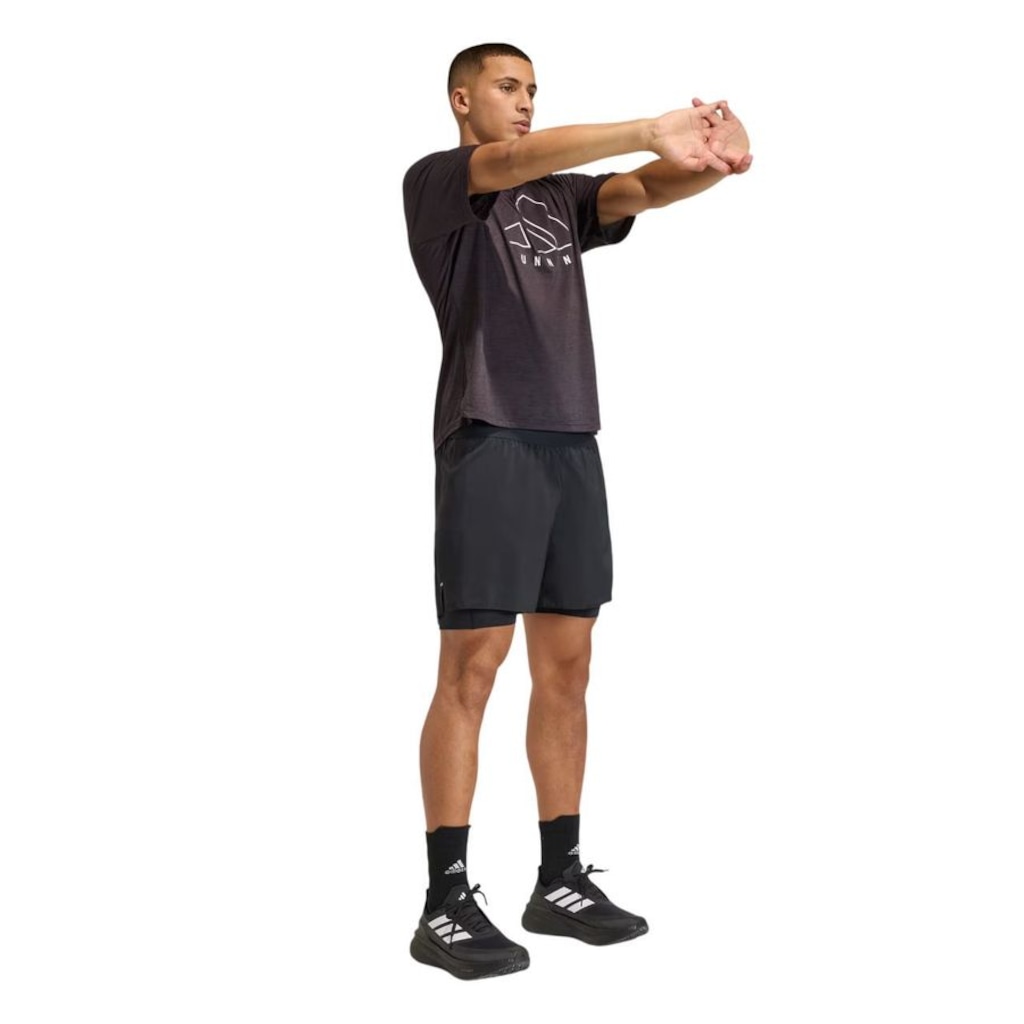 Imagem 3 do produto Short Adidas Adi365 Running Essentials 2 em 1  Masculino