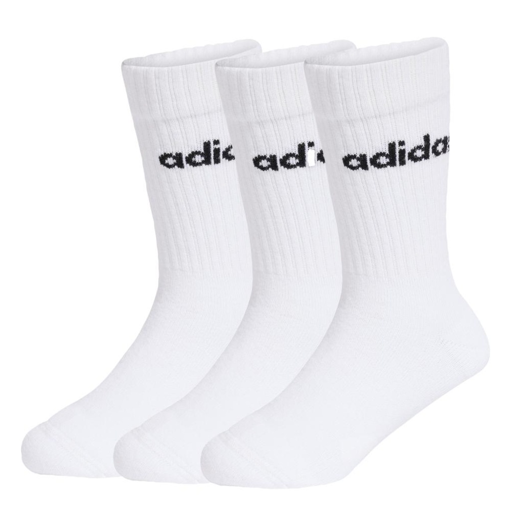 Meia Cano Médio adidas Linear Infantil - 3 Pares