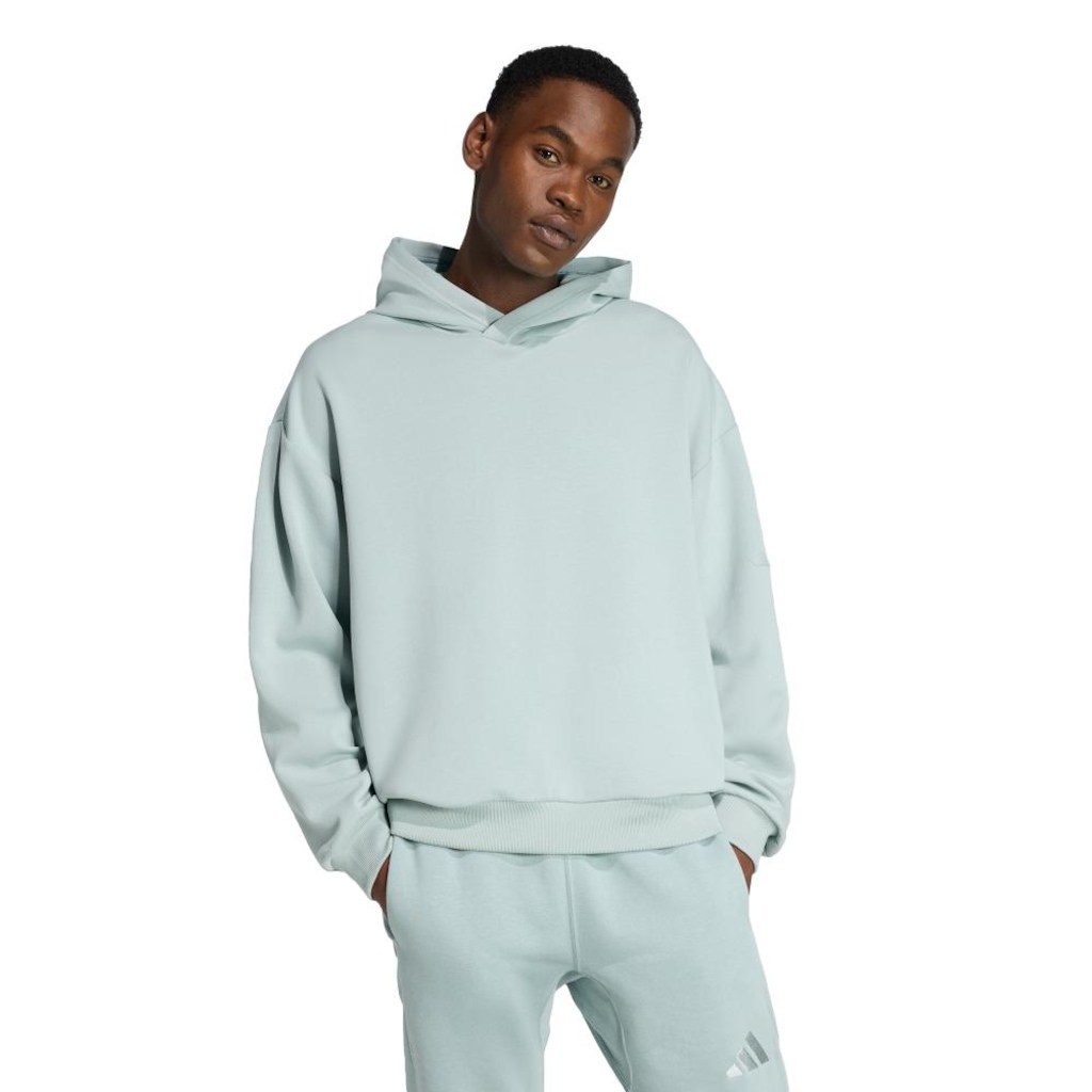 Blusão de Moletom com Capuz Adidas Soft Lux Masculino