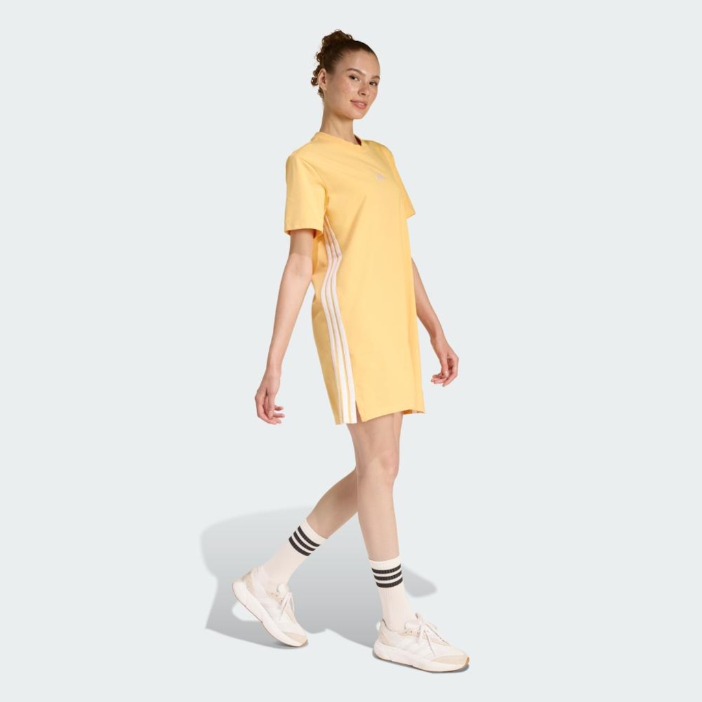 Imagem 4 do produto Vestido Camiseta adidas Essentials 3-Stripes Feminino