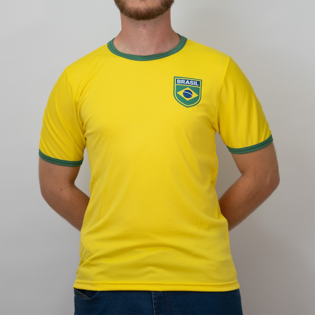 Imagem 2 do produto Kit 2 Camisas do Brasil Torcedor Olden Sports - Masculina