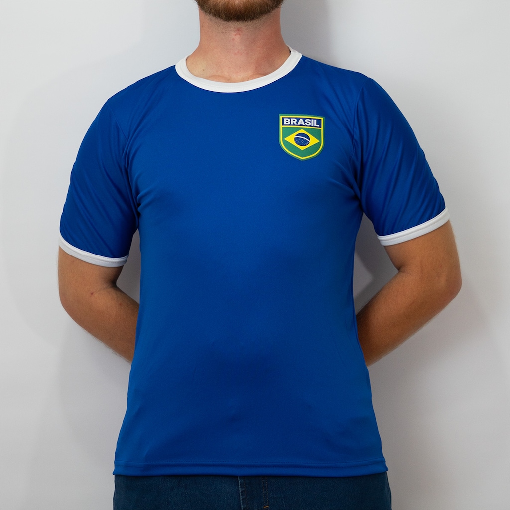 Imagem 4 do produto Kit 2 Camisas do Brasil Torcedor Olden Sports - Masculina