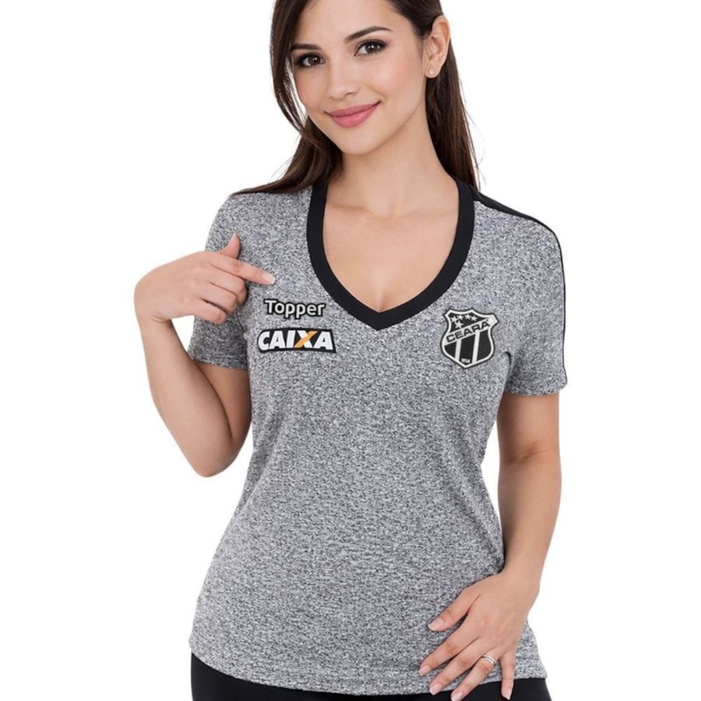 Camisa Topper Ceará Concentração 2018 Feminina