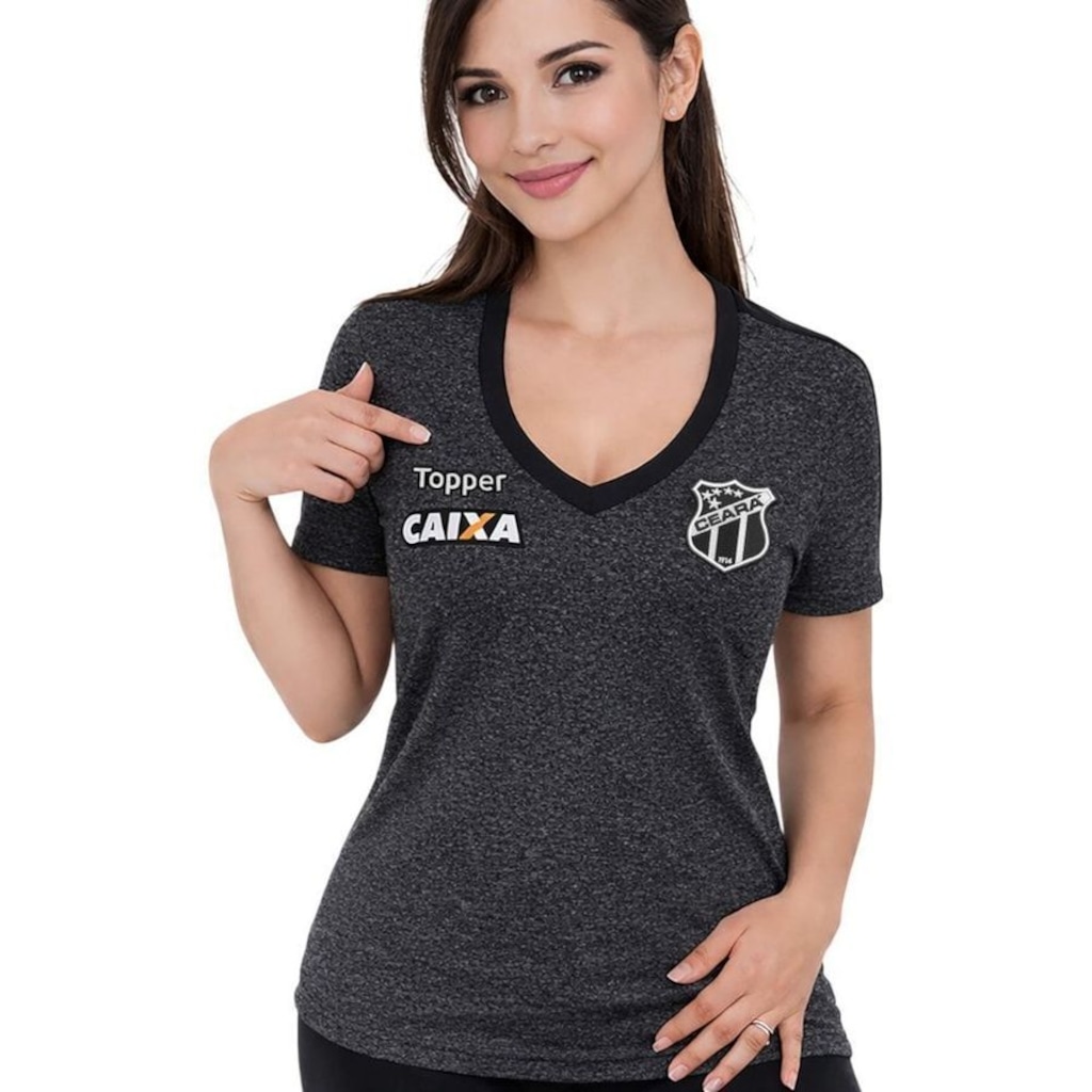 Camisa Topper Ceará Concentração 2018 Feminina