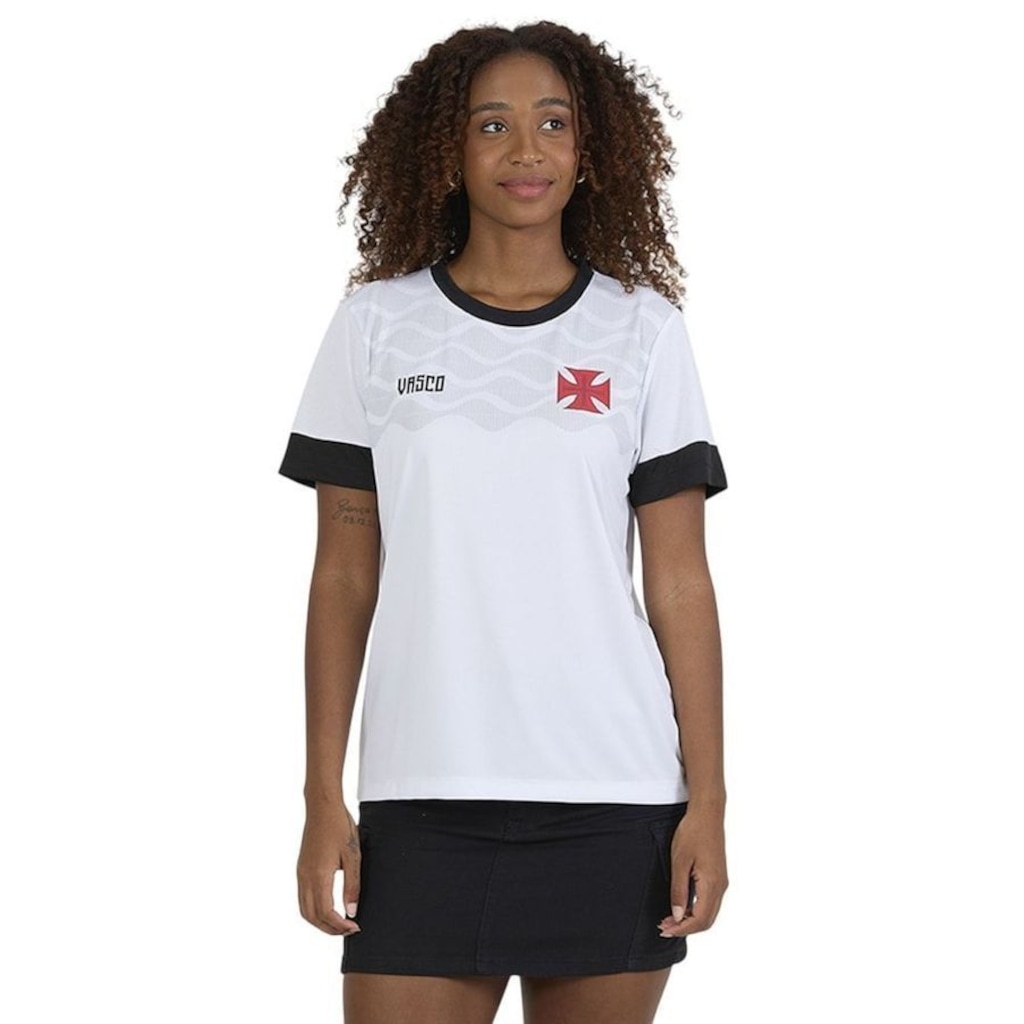 Camisa Braziline Vasco Festejar Feminina