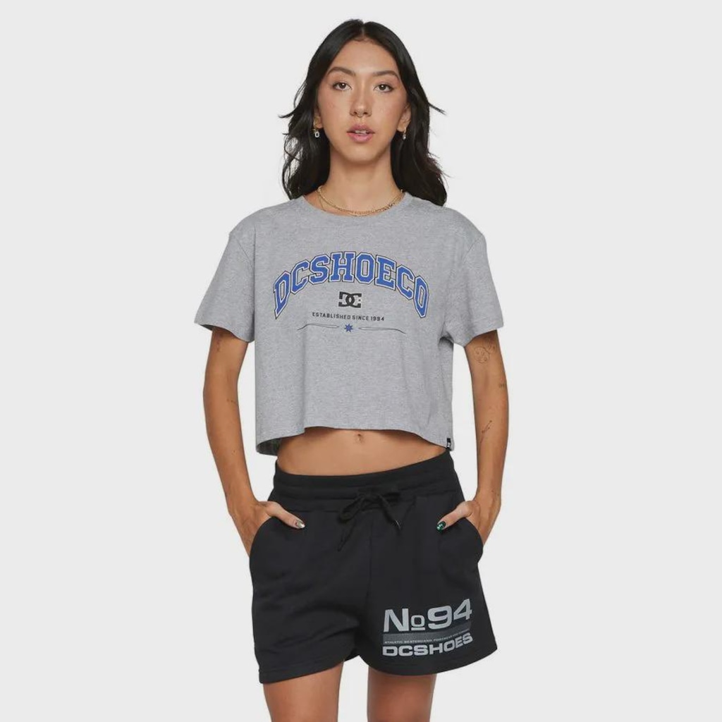 Camiseta DC Shoes M/C Orientation Cropped Feminina