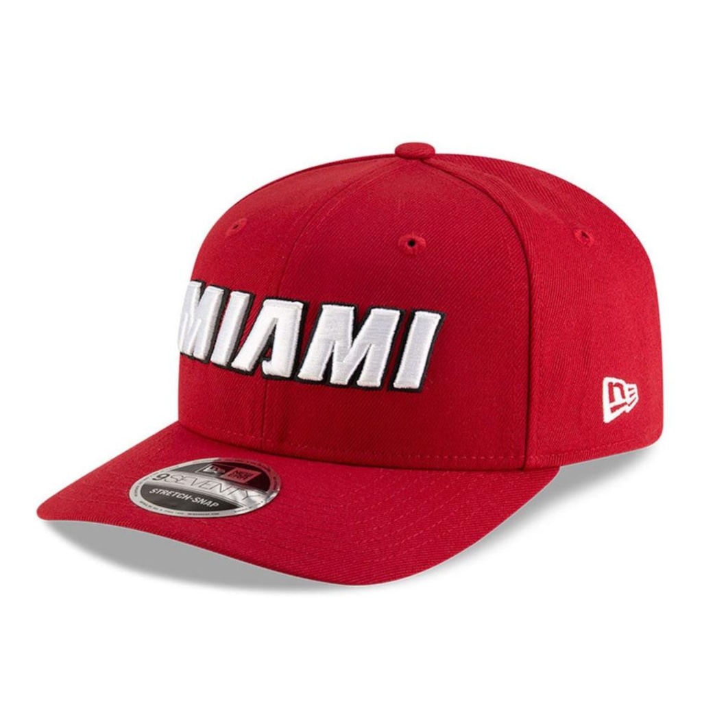 Boné New Era 9Seventy Strtch Snap Miami Heat NBA Masculino