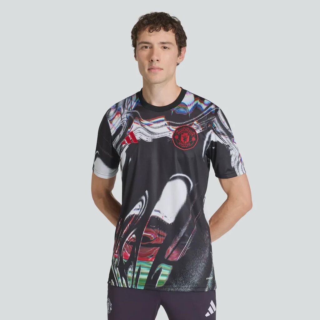 Camisa Manchester United Pré Jogo 26/27 Adidas Masculina