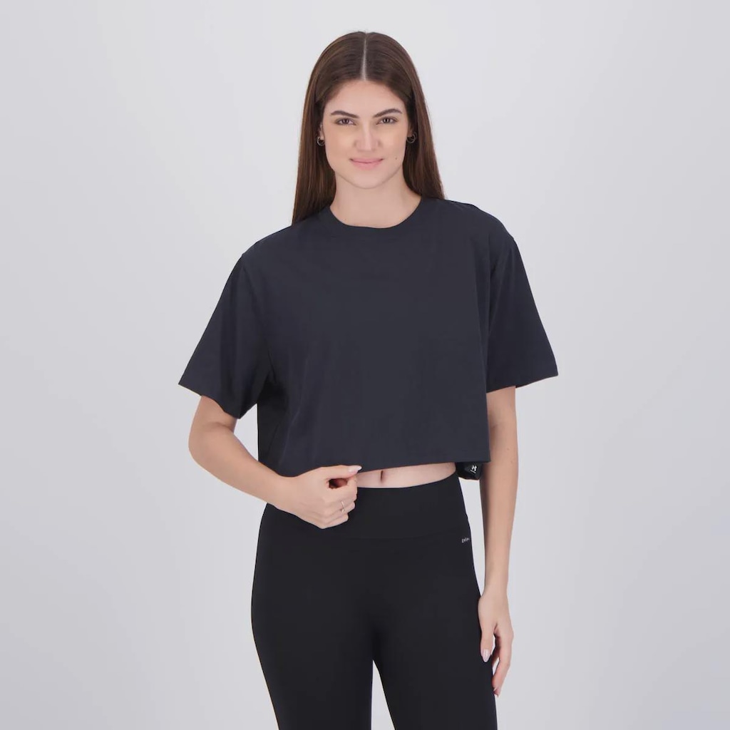 Blusa Cropped Under Armour MC Rival SS Feminina