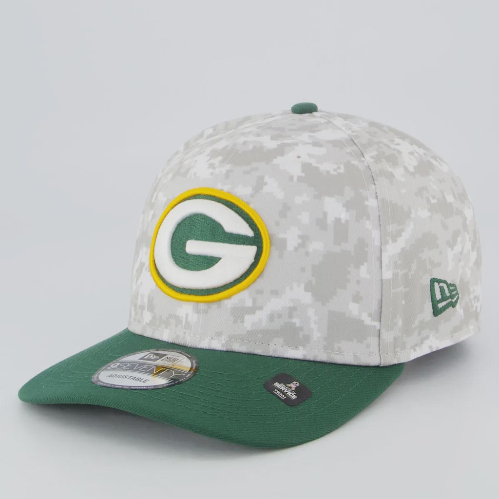 Boné New Era NFL Green Bay Packers Salute Service 970