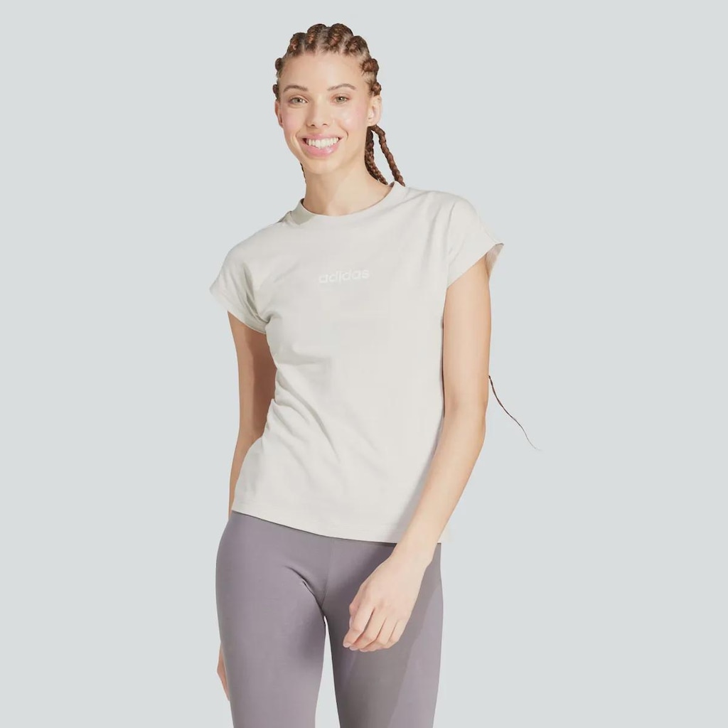 Camiseta adidas SJ Logo Linear Feminina