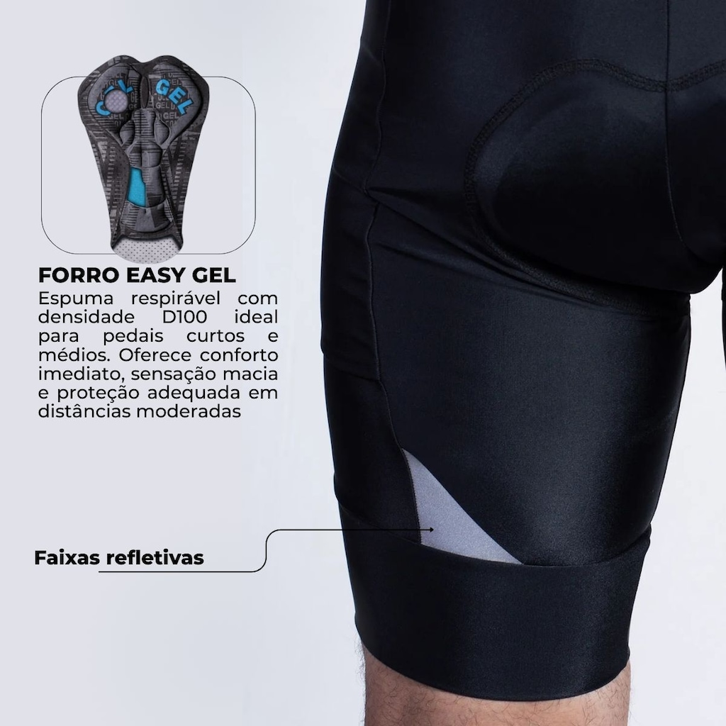 Imagem 2 do produto Bermuda De Ciclismo ERT Classic Masculina