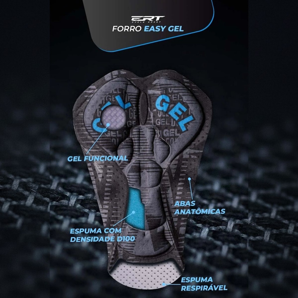 Imagem 5 do produto Bermuda De Ciclismo ERT Classic Masculina