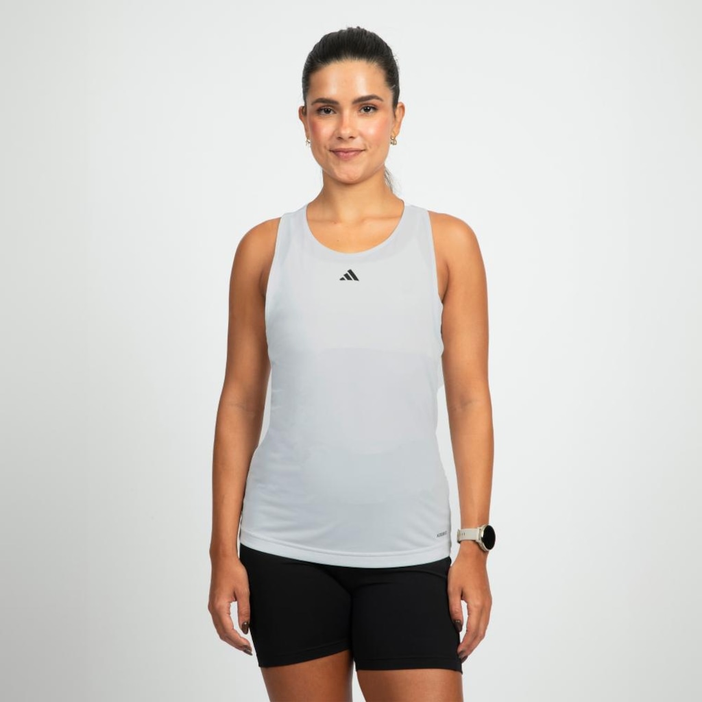 Imagem 2 do produto Camiseta Regata adidas Treino Três Listras Feminina